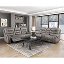  Homelegance Oberon 9634GBR 2 pc Reclining Living Room Set IMAGE 1