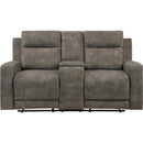  Homelegance Muncie 9635BR 2 pc Reclining Living Room Set IMAGE 3