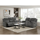  Homelegance Yates 9635DG 2 pc Reclining Living Room Set IMAGE 1