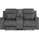  Homelegance Yates 9635DG 2 pc Reclining Living Room Set IMAGE 3