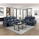  Homelegance Keziah 9640BU 2 pc Power Reclining Living Room Set IMAGE 1
