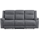  Homelegance Dean 9646GY 2 pc Reclining Living Room Set IMAGE 2
