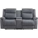  Homelegance Dean 9646GY 2 pc Reclining Living Room Set IMAGE 3