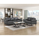  Homelegance Hector 9690DGY 2 pc Living Room Set IMAGE 1
