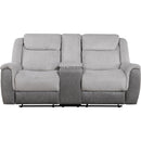  Homelegance Harriette 9703GY 2 pc Reclining Living Room Set IMAGE 3
