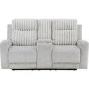  Homelegance Benton 9728LGY 2 pc Reclining Living Room Set IMAGE 3