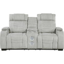  Homelegance Ronan 8455GRY 2 pc Reclining Living Room Set IMAGE 4