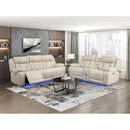  Homelegance Huron 8457BEG 2 pc Power Reclining Living Room Set IMAGE 2