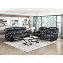  Homelegance Huron 8457BLK 2 pc Power Reclining Living Room Set IMAGE 1