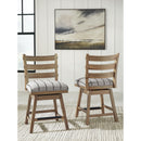 Benchcraft Ridgester D858 7 pc Counter Height Dining Set - Maison Elegance Furniture LLC