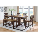 Signature Design by Ashley Rylandeen PCD651 6 pc Counter Height Dining Set - Maison Elegance Furniture LLC