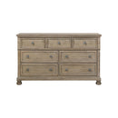  Color_Grey/ Wheat -- Homelegance Bethel 7 Drawer Dresser IMAGE 1
