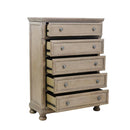  Color_Grey/ Wheat -- Homelegance Bethel 5 Drawer Chest IMAGE 3