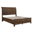  Size_California King -- Homelegance Jerrick Sleigh Bed with Storage IMAGE 4