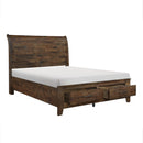  Size_California King -- Homelegance Jerrick Sleigh Bed with Storage IMAGE 5