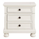  Color_White -- Homelegance Laurelin 3 Drawer Nightstand IMAGE 1