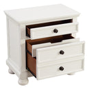 Color_White -- Homelegance Laurelin 3 Drawer Nightstand IMAGE 4