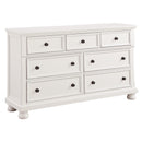  Color_White -- Homelegance Laurelin 7 Drawer Dresser IMAGE 2