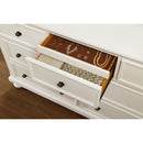  Color_White -- Homelegance Laurelin 7 Drawer Dresser IMAGE 4