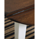  Signature Design by Ashley Round Woodanville Dining Table D335-15 IMAGE 4