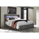  Size_King -- Baystorm B221B16 King Panel Bed with 6 Storage Drawers IMAGE 1