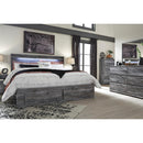  Size_King -- Baystorm B221B12 King Panel Bed with 2 Storage Drawers IMAGE 3