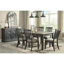  Signature Design by Ashley Tyler Creek Dining Chair D736-01 IMAGE 4