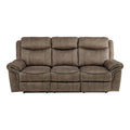  Manufacturer Color_Brown -- Homelegance Aram Reclining Sofa IMAGE 1