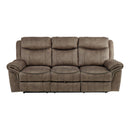  Manufacturer Color_Brown -- Homelegance Aram Reclining Sofa IMAGE 1