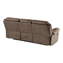  Manufacturer Color_Brown -- Homelegance Aram Reclining Sofa IMAGE 3