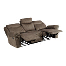  Manufacturer Color_Brown -- Homelegance Aram Reclining Sofa IMAGE 4