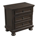  Homelegance Begonia 1718GY-4 Night Stand with Hidden Drawer IMAGE 2