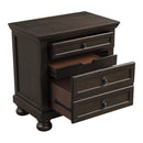  Homelegance Begonia 1718GY-4 Night Stand with Hidden Drawer IMAGE 3