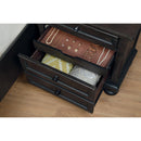  Homelegance Begonia 1718GY-4 Night Stand with Hidden Drawer IMAGE 4