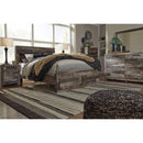  Size_Queen -- Benchcraft Derekson Panel Bed with Storage IMAGE 5