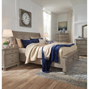  Size_Queen -- Signature Design by Ashley Lettner Sleigh Bed with Storage IMAGE 7