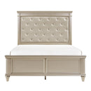  Size_Queen -- Homelegance Celandine Upholstered Panel Bed IMAGE 1