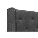  Color_Grey Size_Queen -- Homelegance Fairborn Upholstered Platform Bed with Storage IMAGE 7
