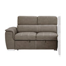  Homelegance Ferriday 8228TP* 2 pc Sectional with Adjustable Headrests, Pull-out Bed and Right Chaise with Hidden Storage IMAGE 11