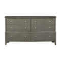  Color_Grey -- Homelegance Cotterill 6 Drawer Dresser IMAGE 1