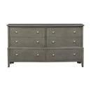  Color_Grey -- Homelegance Cotterill 6 Drawer Dresser IMAGE 1