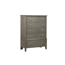  Color_Grey -- Homelegance Cotterill 5 Drawer Chest IMAGE 2