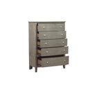  Color_Grey -- Homelegance Cotterill 5 Drawer Chest IMAGE 4