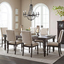  Homelegance Begonia 1718GY-90 Dining Table IMAGE 4
