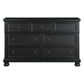  Color_Black -- Laurelin 1714BK-5 Dresser, Hidden Drawer IMAGE 1