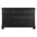  Color_Black -- Laurelin 1714BK-5 Dresser, Hidden Drawer IMAGE 1