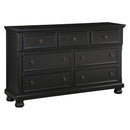  Color_Black -- Laurelin 1714BK-5 Dresser, Hidden Drawer IMAGE 2