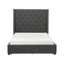  Color_Grey Size_Full -- Fairborn 5877FGY-1* Full Platform Bed IMAGE 1