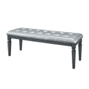  Homelegance Allura 1916GY-FBH Bed Bench IMAGE 2