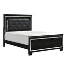  Color_Black Size_Queen -- Allura 1916BK-1* Queen Bed, LED Lighting IMAGE 2